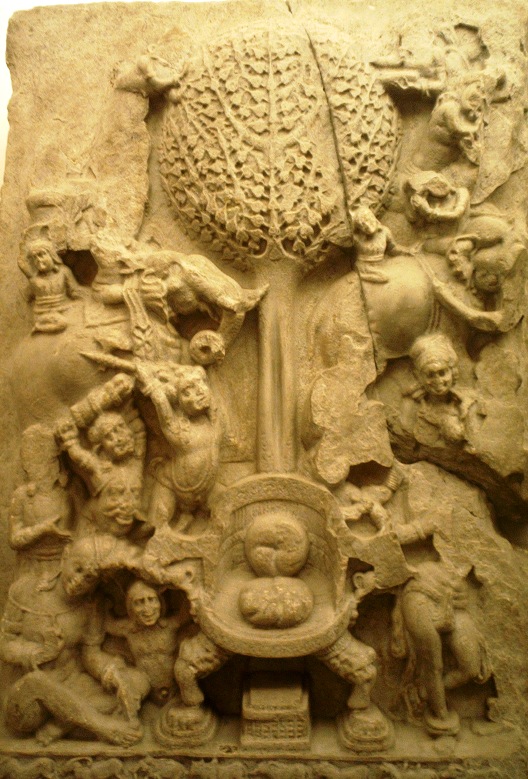Arte Buddhista El ataque de Māra al Buddha