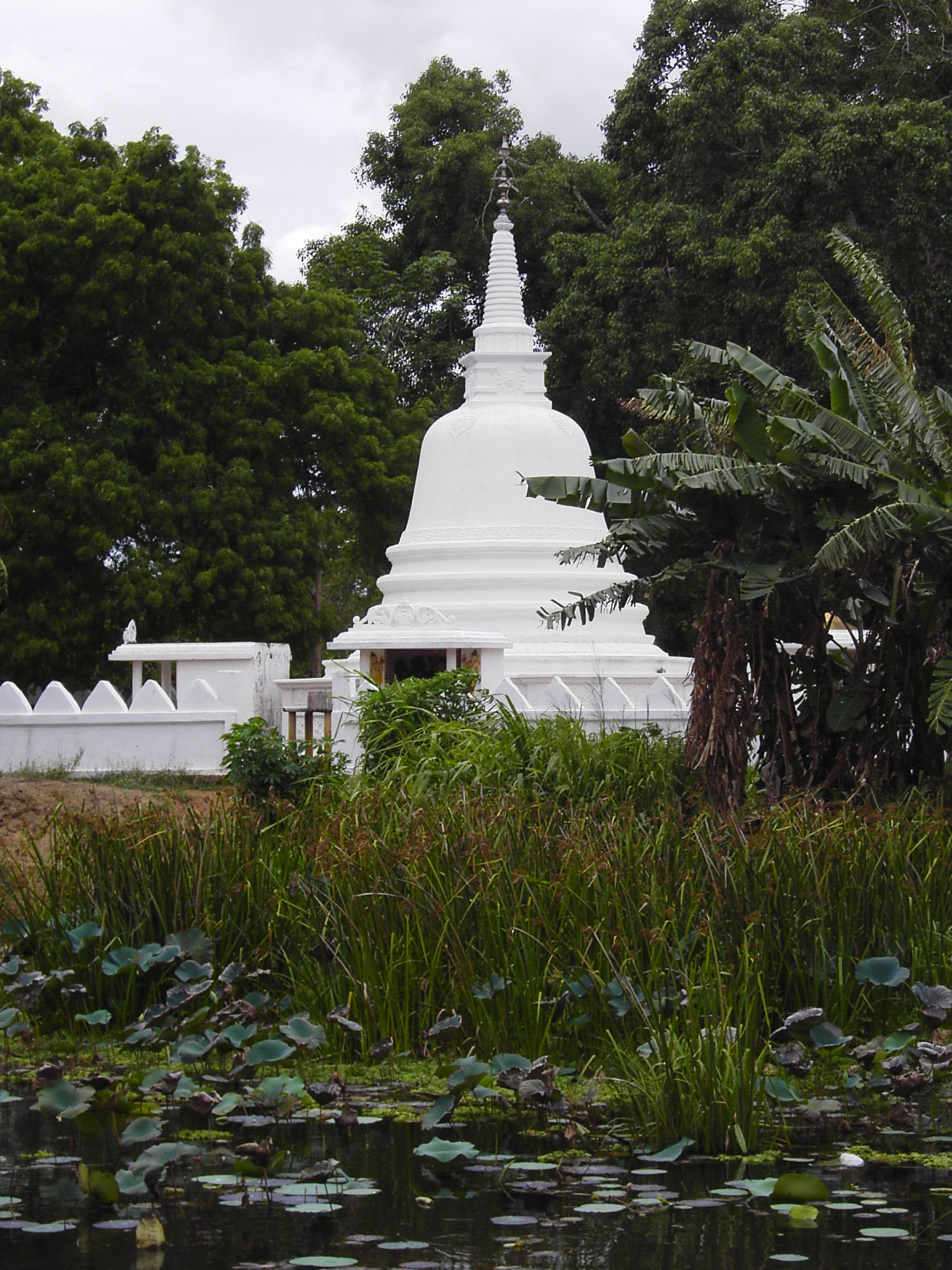 Estupa en Sri Lanka