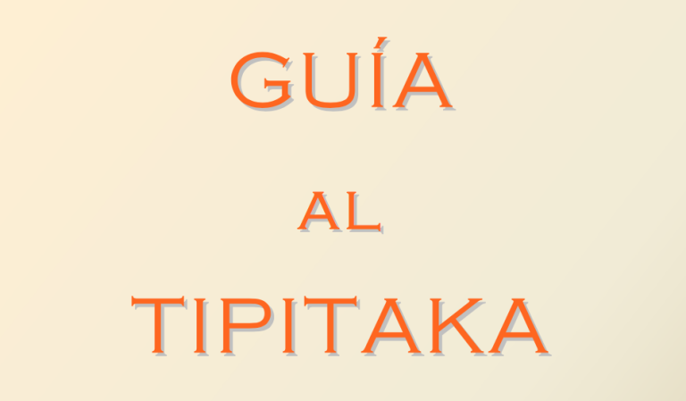Guía al Tipitaka