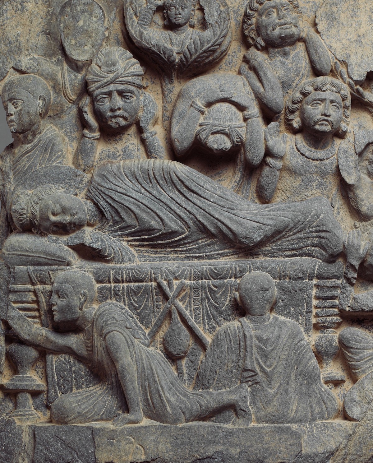 La Muerte del Buddha - Siglo III EC - The Metropolitan Museum of Art