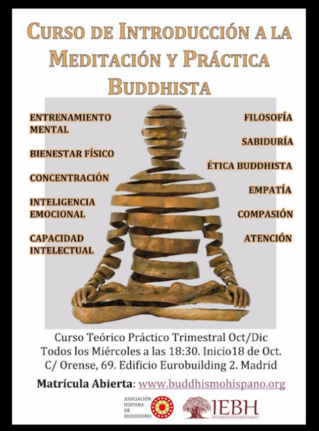 Curso de Introducción a la Meditación y Práctica Buddhista (nueva edición)