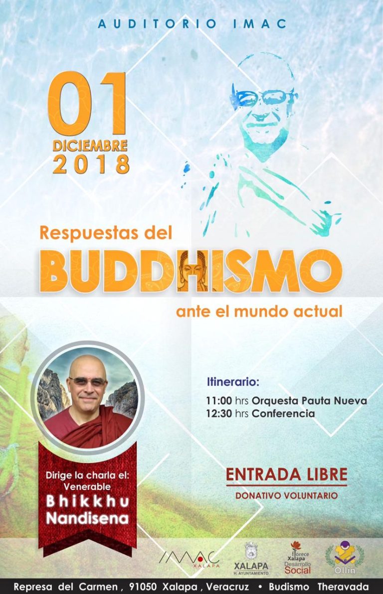 Conferencia “Respuestas del Buddhismo ante el Mundo Actual”